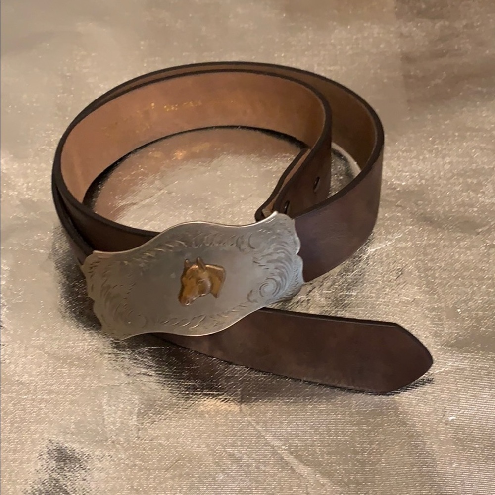 Ariat Belt with Comstock German Silver Buckle